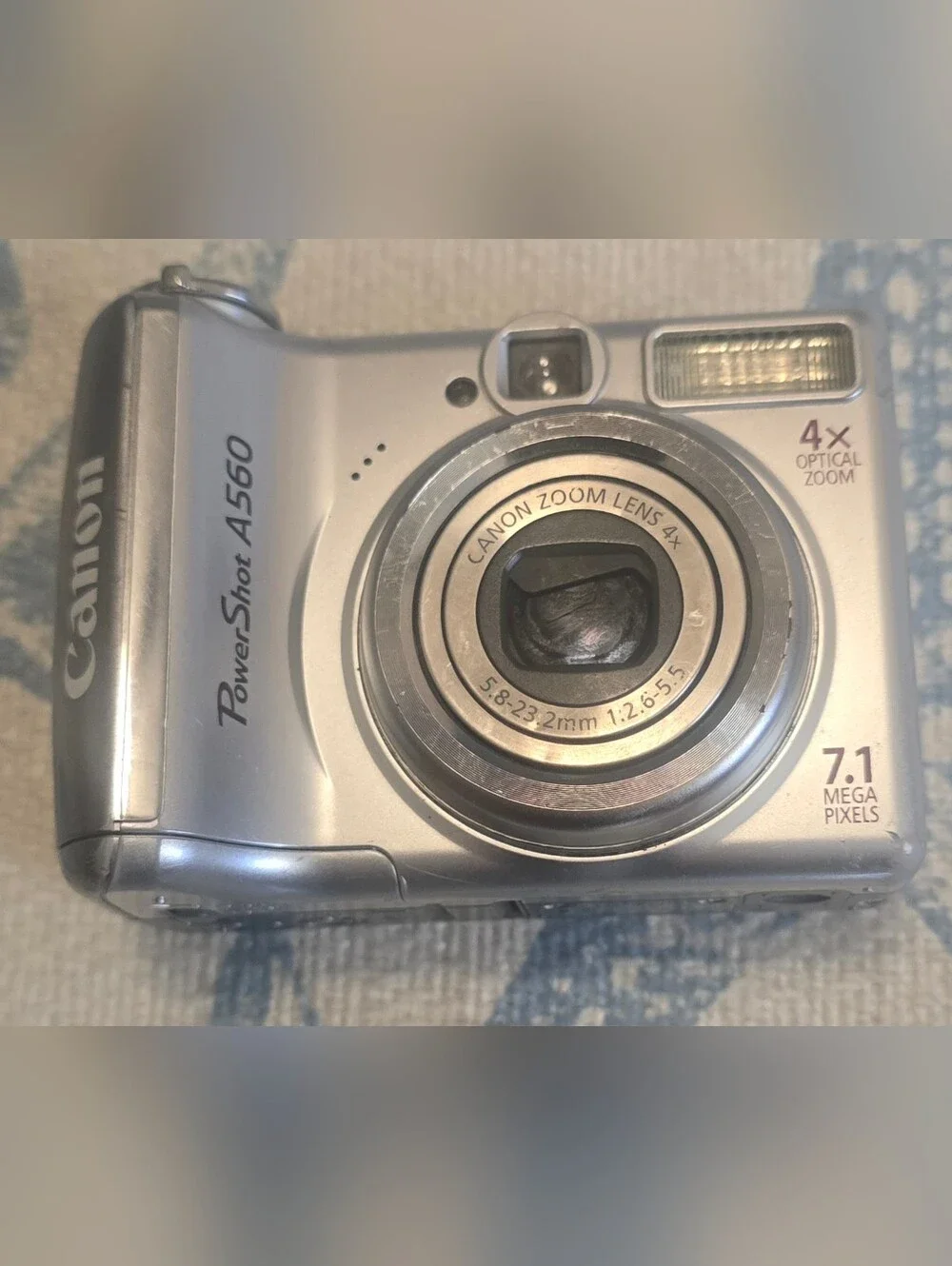 Canon Silver PowerShot A560 Series Compact Digital Camera